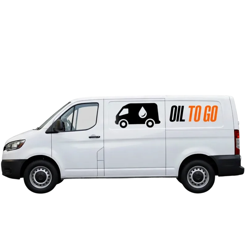 White Oil To Go mobile oil change van serving Cedar Rapids, Marion, and Hiawatha